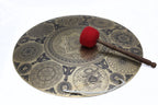 Handcrafted 50cm Sound Healing Gong: Tibetan Gong Bell with Mallet