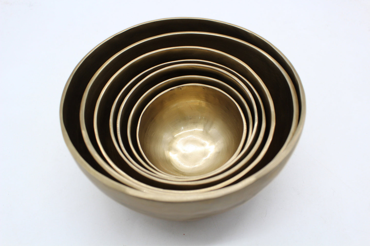 Set of 7 - Chakra Singing Bowl Set: Authentic Tibetan Healing Bowls, Handmade in Nepal