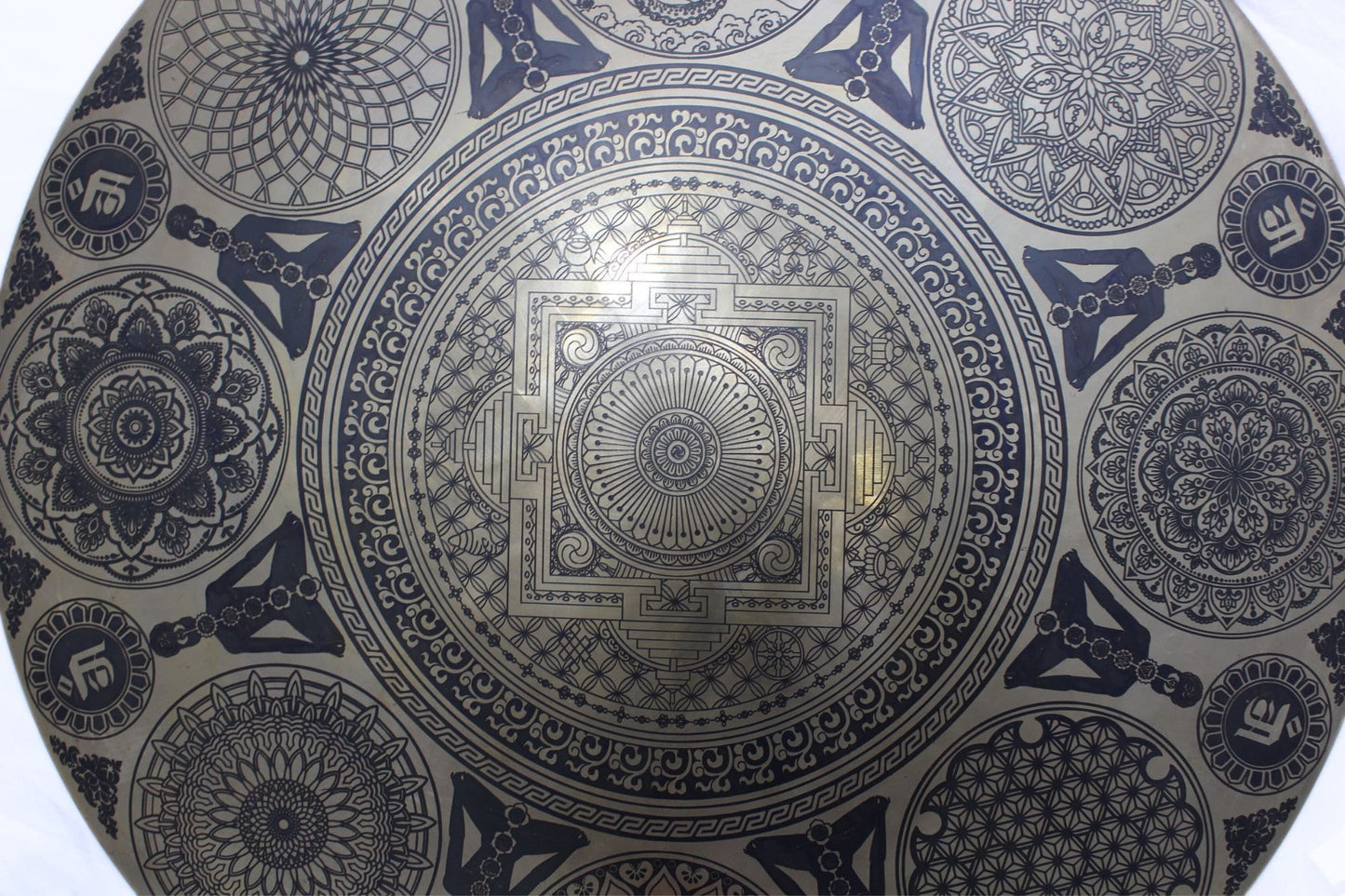 Handcrafted 50cm Sound Healing Gong: Tibetan Gong Bell with Mallet