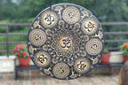 Handmade Om Design Gong: 35-100cm Sound Healing Bell