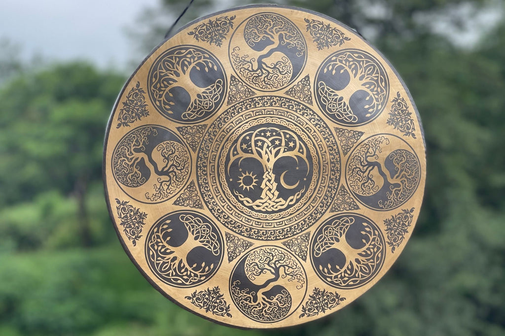 Handmade Tree of Life Gong: Seven Metal Sound Healing