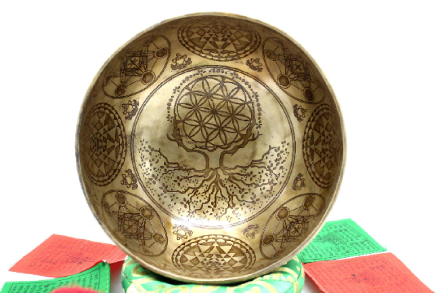 Handmade Tibetan Singing Bowl – Chakra, Yab-Yum, Tree of Life Designs