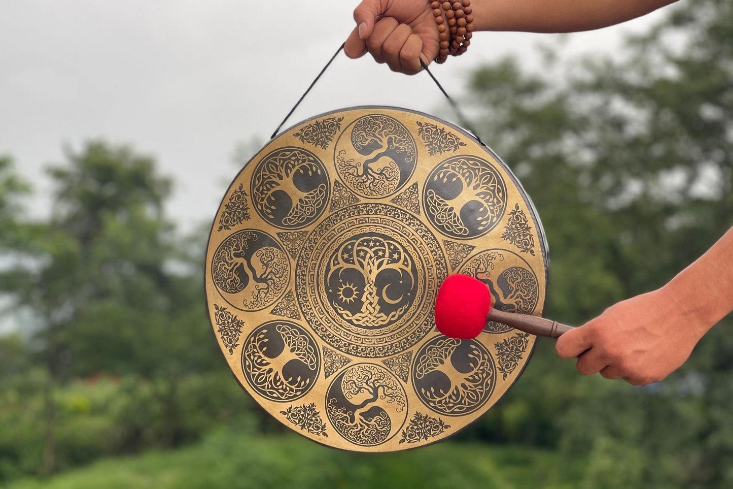 Handmade Tree of Life Gong: Seven Metal Sound Healing