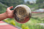 Handmade Flower of Life Singing Bowl: 7.5" Tibetan Bowl for Sound Healing