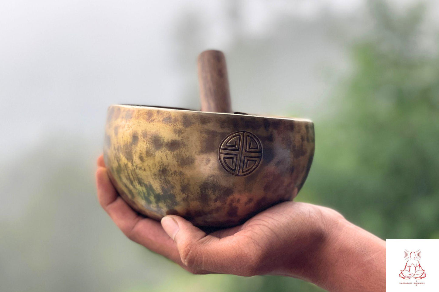 6 Inch Full Moon Singing Bowl: Tibetan Healing, Meditation Gift