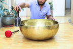 Large Handmade Tibetan Singing Bowl: Chakra Healing, Sound Bath