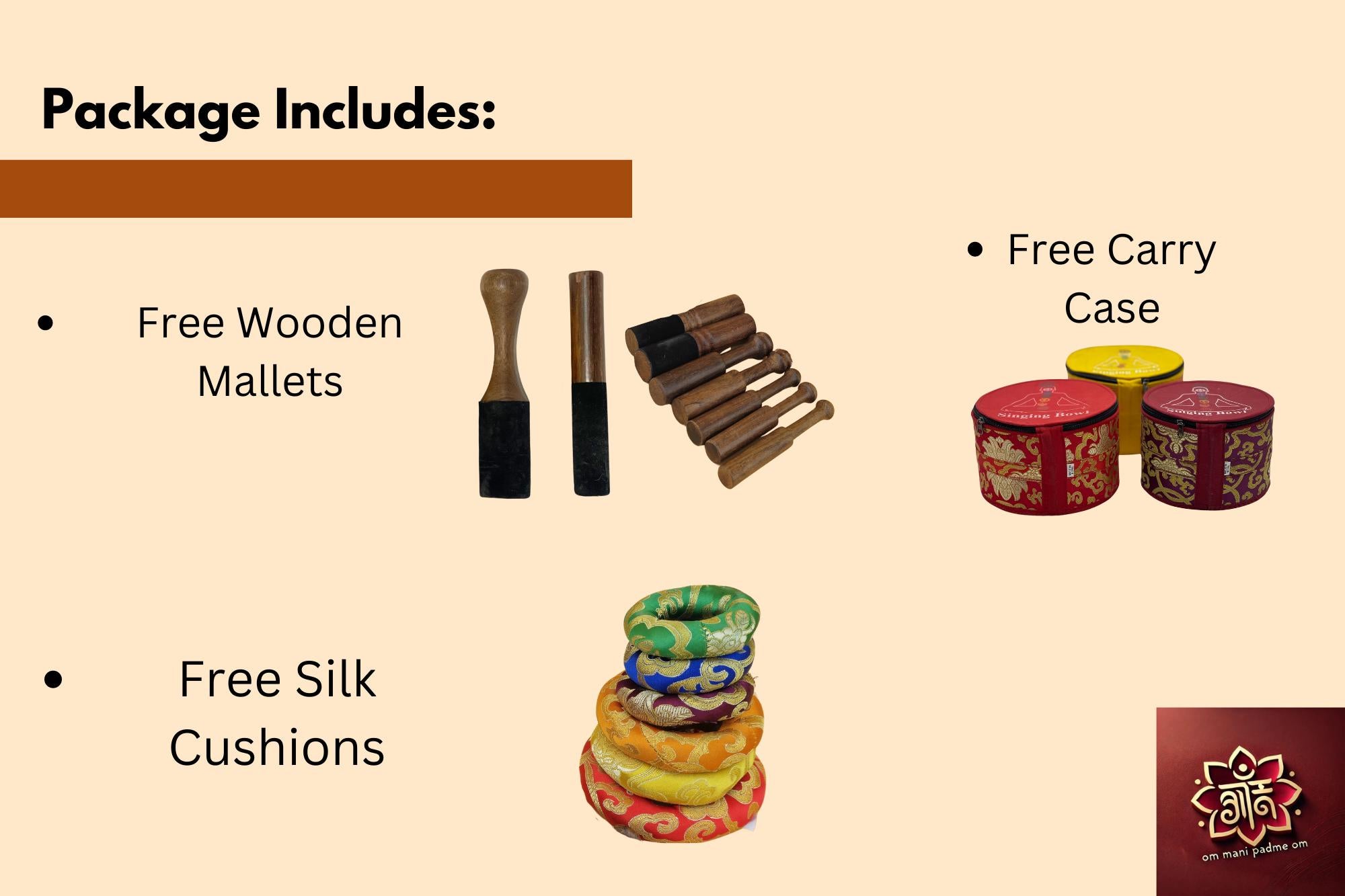 Handmade Singing Bowl Set: 7 Chakra Bowls, Meditation Sound Bath