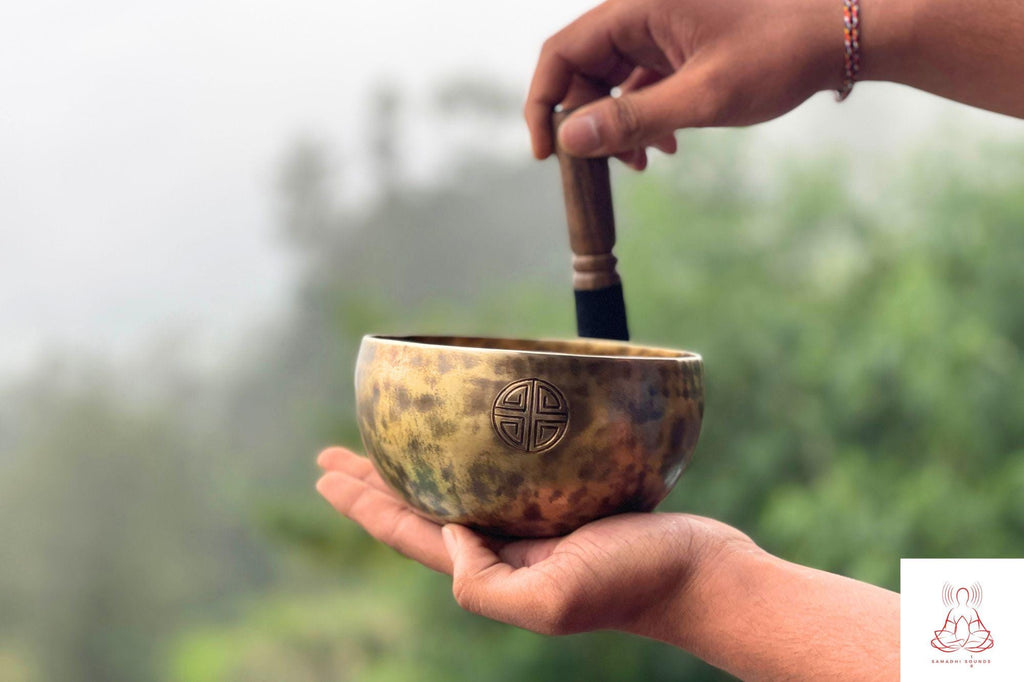 6 Inch Full Moon Singing Bowl: Tibetan Healing, Meditation Gift