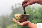 6 Inch Full Moon Singing Bowl: Tibetan Healing, Meditation Gift