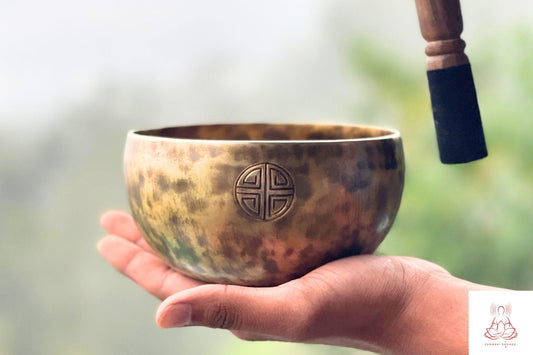 6 Inch Full Moon Singing Bowl: Tibetan Healing, Meditation Gift