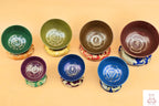 Chakra Singing Bowl Set: Handmade in Nepal, Sound Healing & Balancing