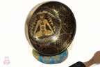 Tibetan Singing Bowl: Seven Chakra Yogi Design, Handmade in Nepal (6-12 inches)