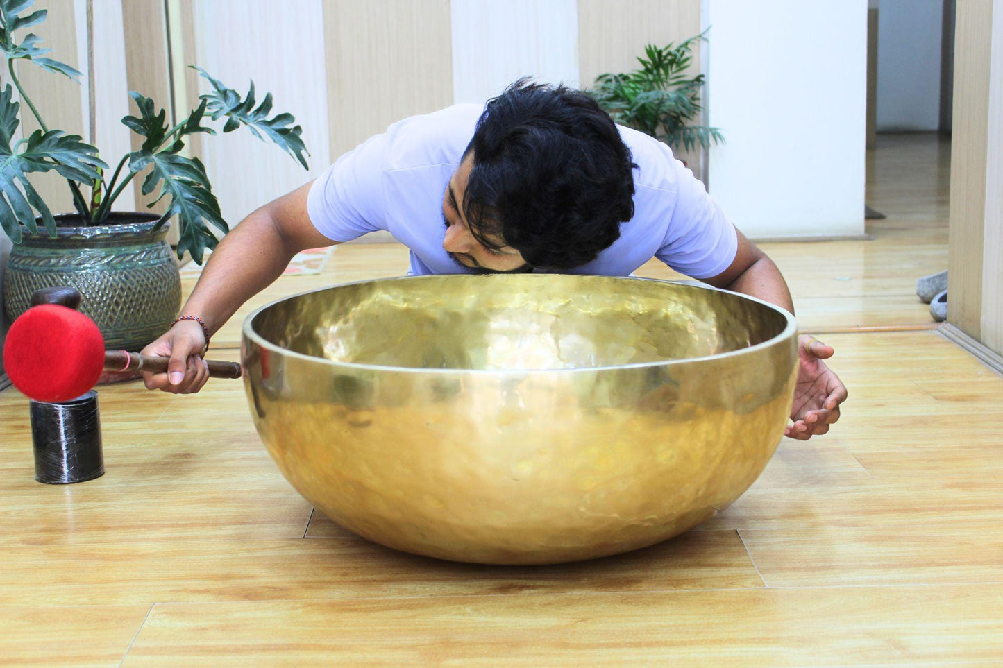 Large Handmade Tibetan Singing Bowl: Chakra Healing, Sound Bath