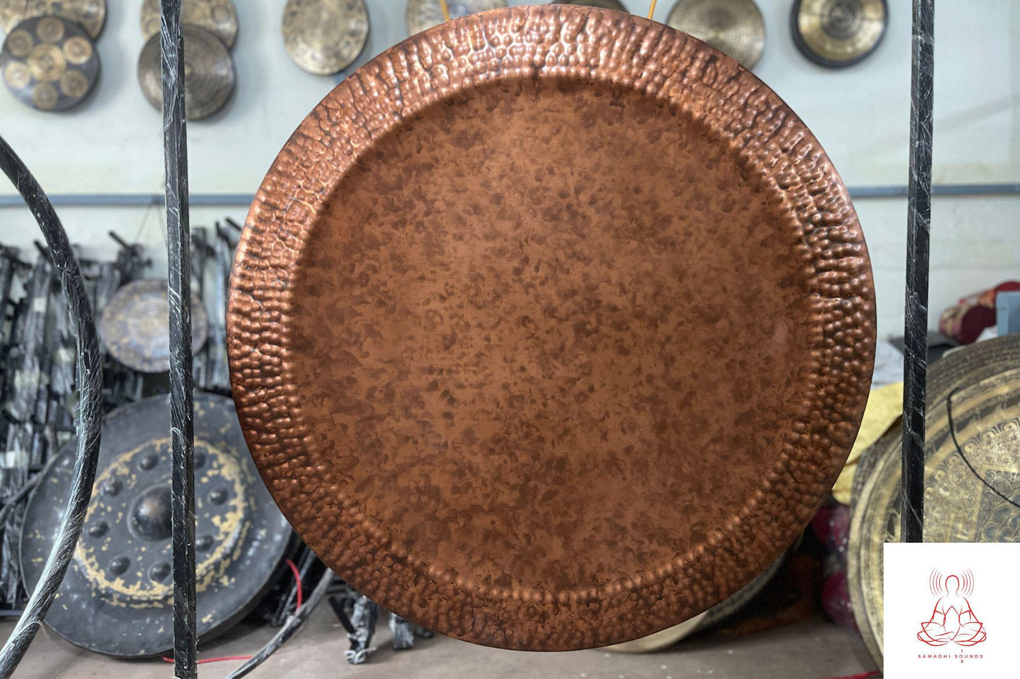 Handmade Tibetan Copper Gong - 100cm - Meditation Healing Gong Bath