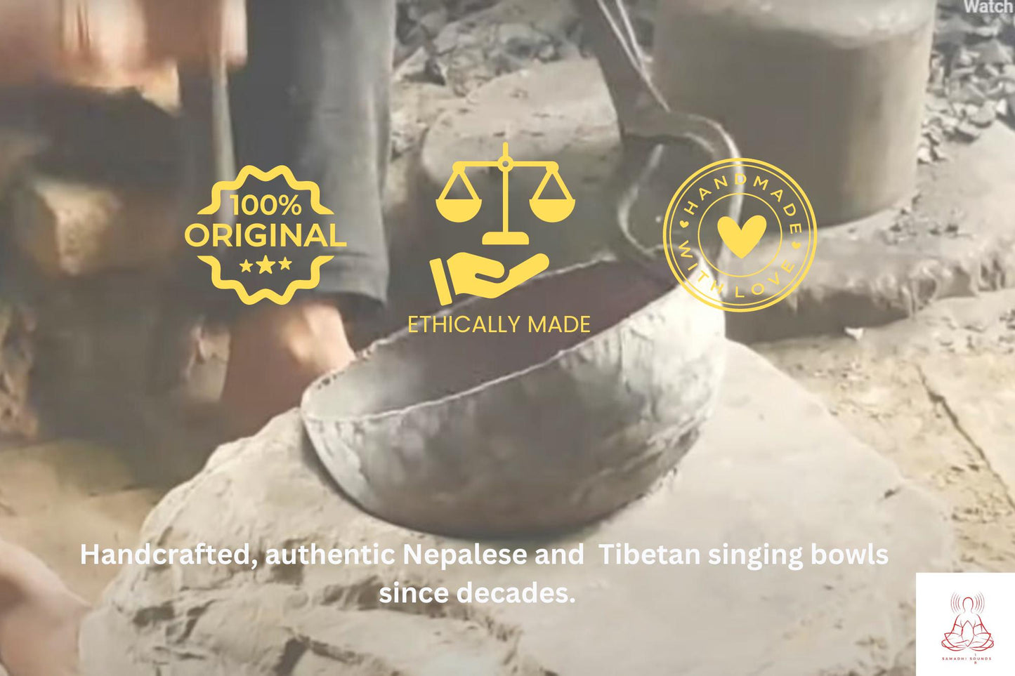 100cm Tibetan Brass Gong: Handmade Sound Healing Meditation Gong