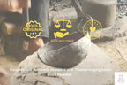 Handmade Chakra Engraved Singing Bowl: Sound Bath & Meditation (10-16 inch)