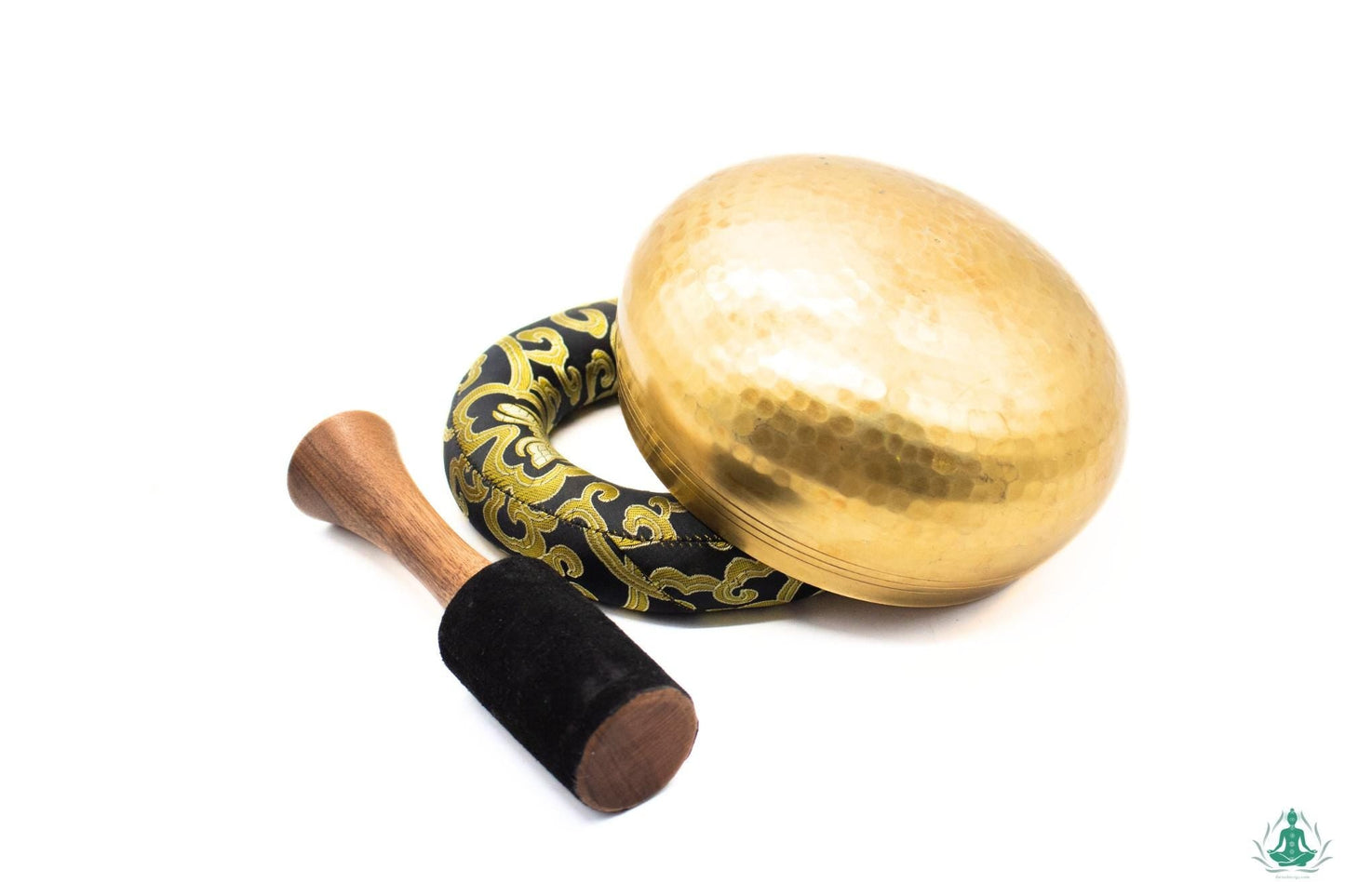 Hand-Beaten Golden Singing Bowl, 6-inch, Yoga Sound Healing The Nada Yoga