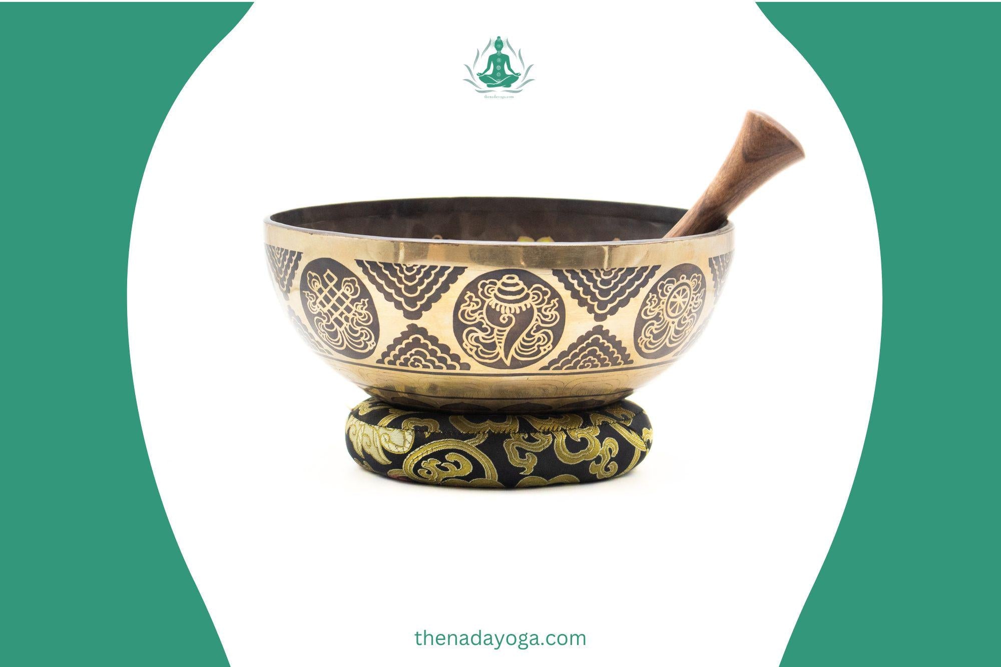 Hand-Hammered Tibetan Singing Bowl Set – Nepal, Yoga Meditation The Nada Yoga