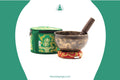 Handmade Tibetan Singing Bowl Set – 4 inch, Meditation & Yoga The Nada Yoga