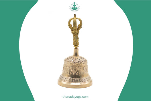 Tibetan Bell– Handmade 7 Metal Buddhist Ritual Bell for Meditation, Sound Healing & Ceremonies The Nada Yoga