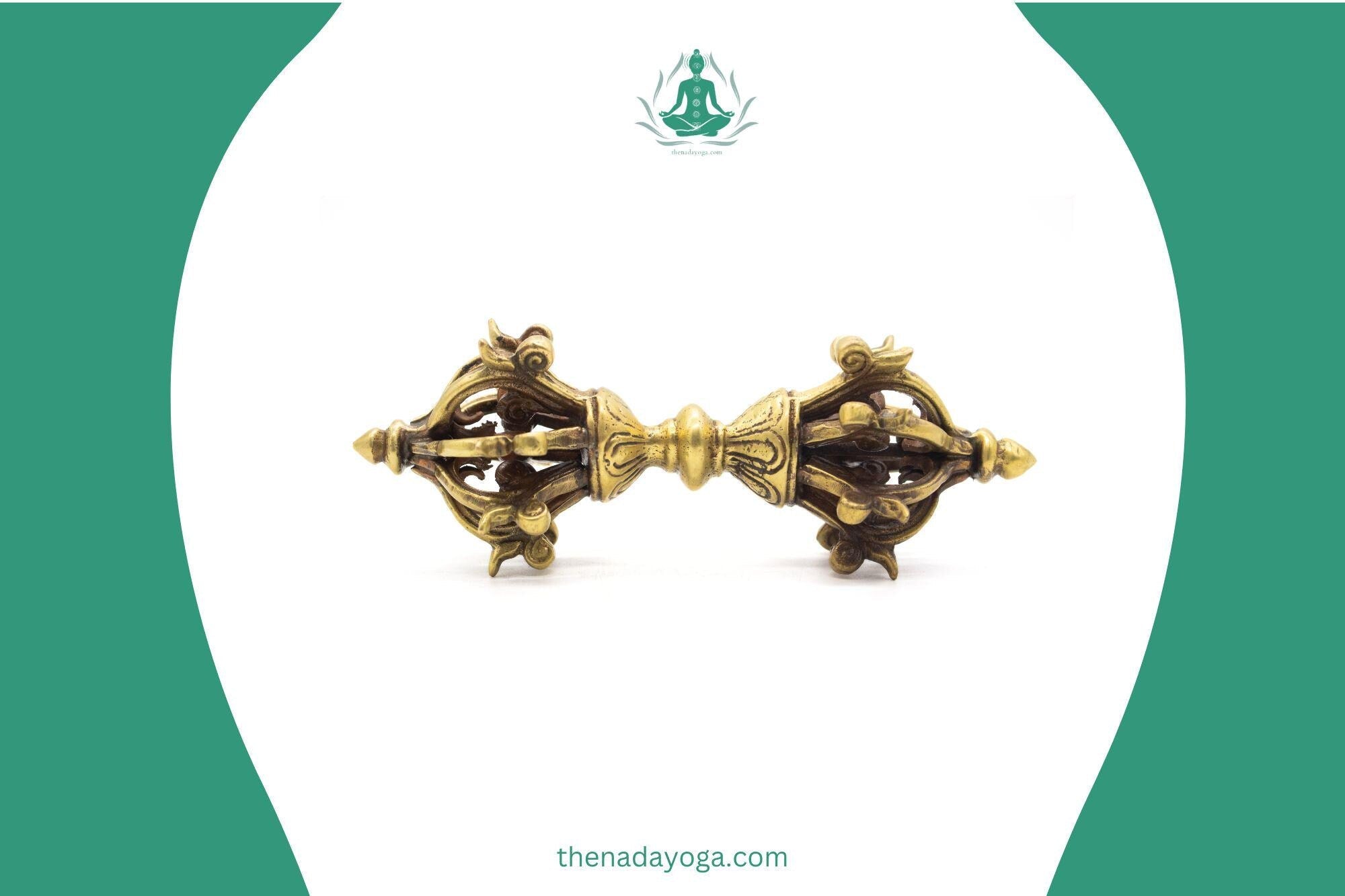 Handmade Tibetan Bajra – 7 Metal Buddhist Ritual for Meditation, Sound Healing & Spiritual Ceremonies The Nada Yoga