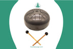Handcrafted Steel Tongue Drum – 8 Notes Handpan Drum – Om Symbol – Meditation & Sound Healing Instrument The Nada Yoga