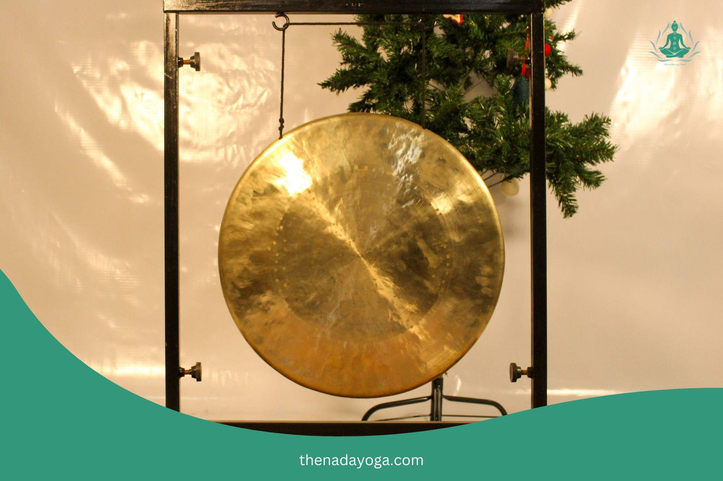 Handmade Nepal Gong with Stand – Meditation, Relaxation, Sound Healing The Nada Yoga