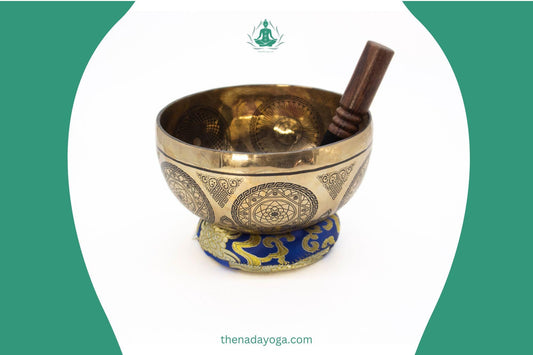Handmade Tibetan Singing Bowl – Bronze Chime for Yoga Meditation The Nada Yoga