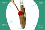 Handmade Nepal Gong – Meditation, Sound Healing, Relaxation The Nada Yoga