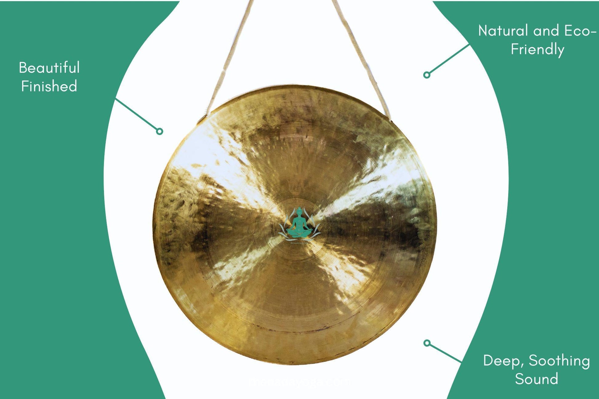 Handmade Nepal Gong – Meditation, Sound Healing, Relaxation The Nada Yoga