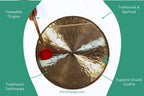 Handmade Nepal Gong – Meditation, Sound Healing, Relaxation The Nada Yoga