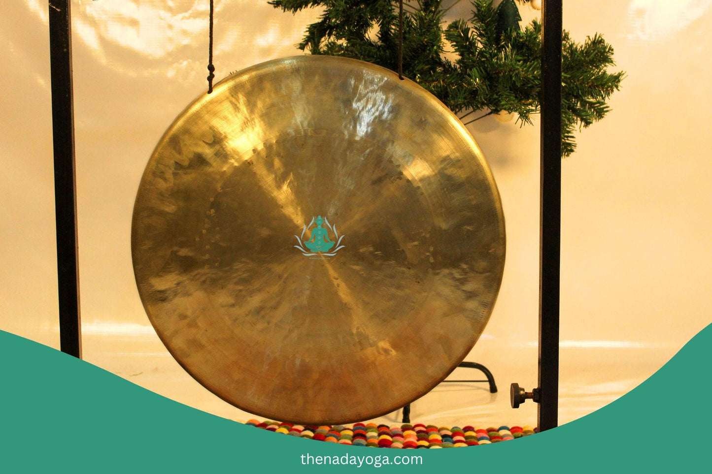 Handmade Nepal Gong with Stand – Meditation, Relaxation, Sound Healing The Nada Yoga