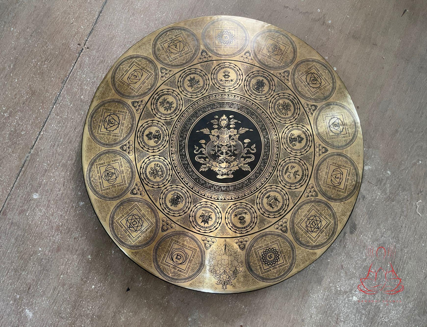 Handmade Tibetan Gong: Sound Healing Meditation Instrument