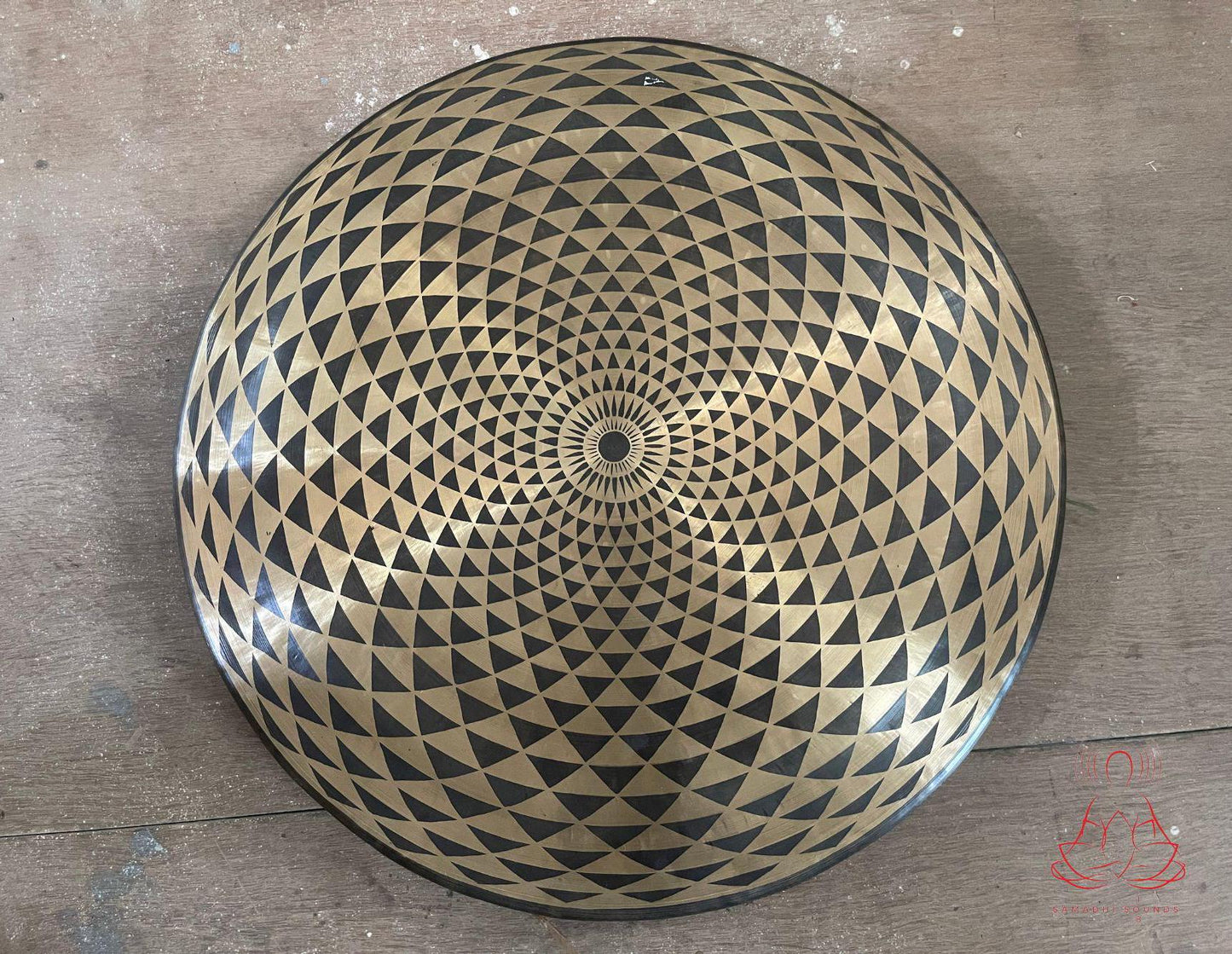 Handmade Tibetan Gong: Sound Healing Meditation Instrument