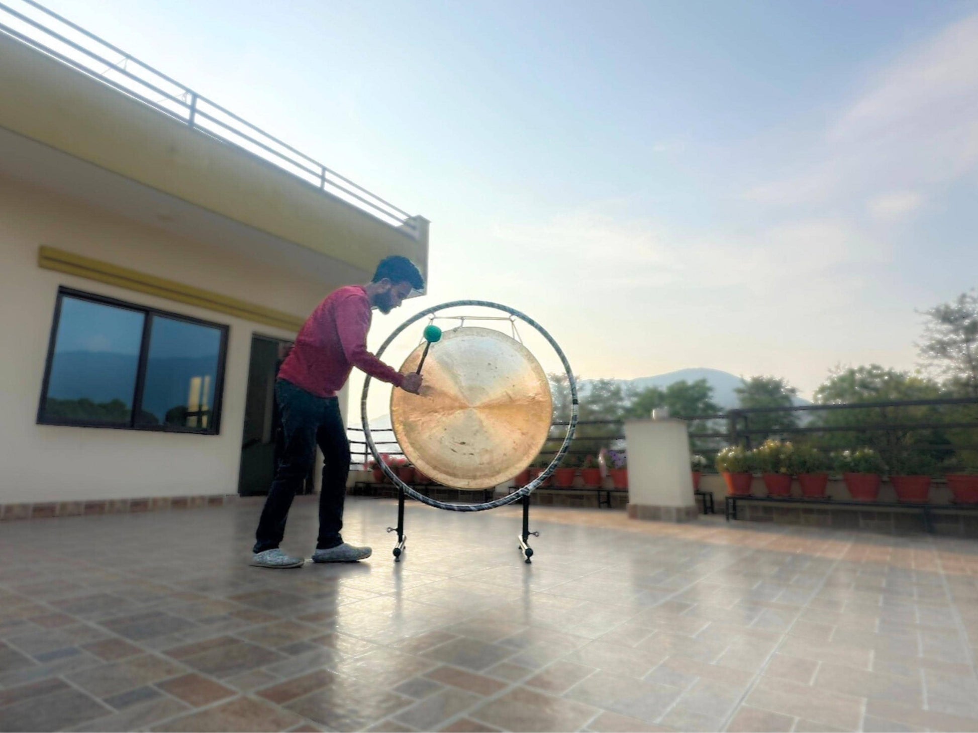 Handmade Nepalese Gong – Sound Healing Instrument for Meditation & Yoga The Nada Yoga