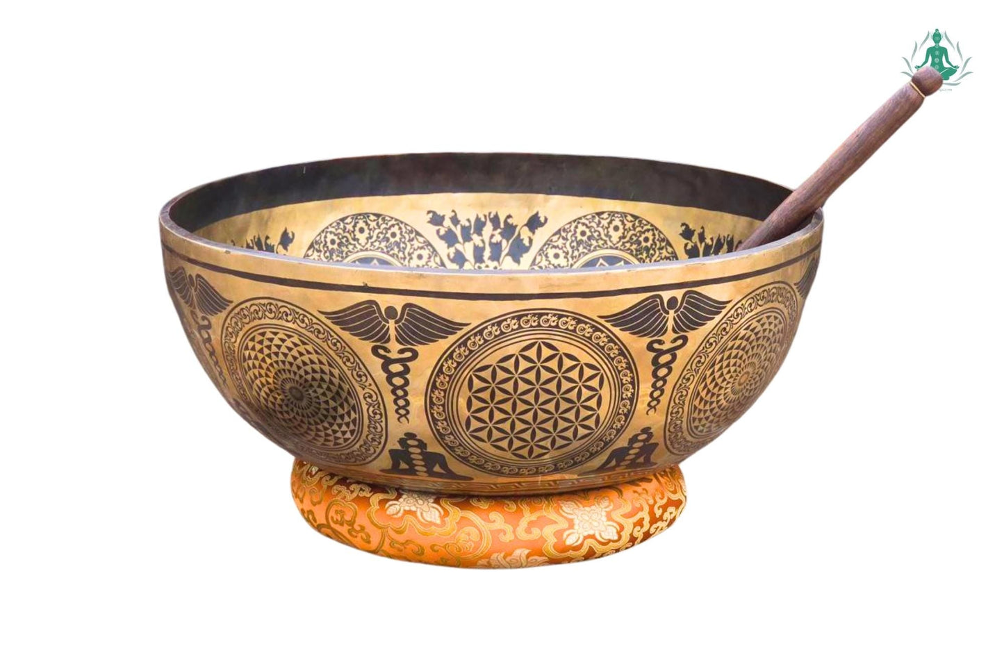 Hand-Engraved Buddha Feet Singing Bowl – Sound Healing, Kathmandu The Nada Yoga
