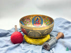 Handmade 7-Metal Tibetan Singing Bowl: Buddha Art, Chakra Healing The Nada Yoga