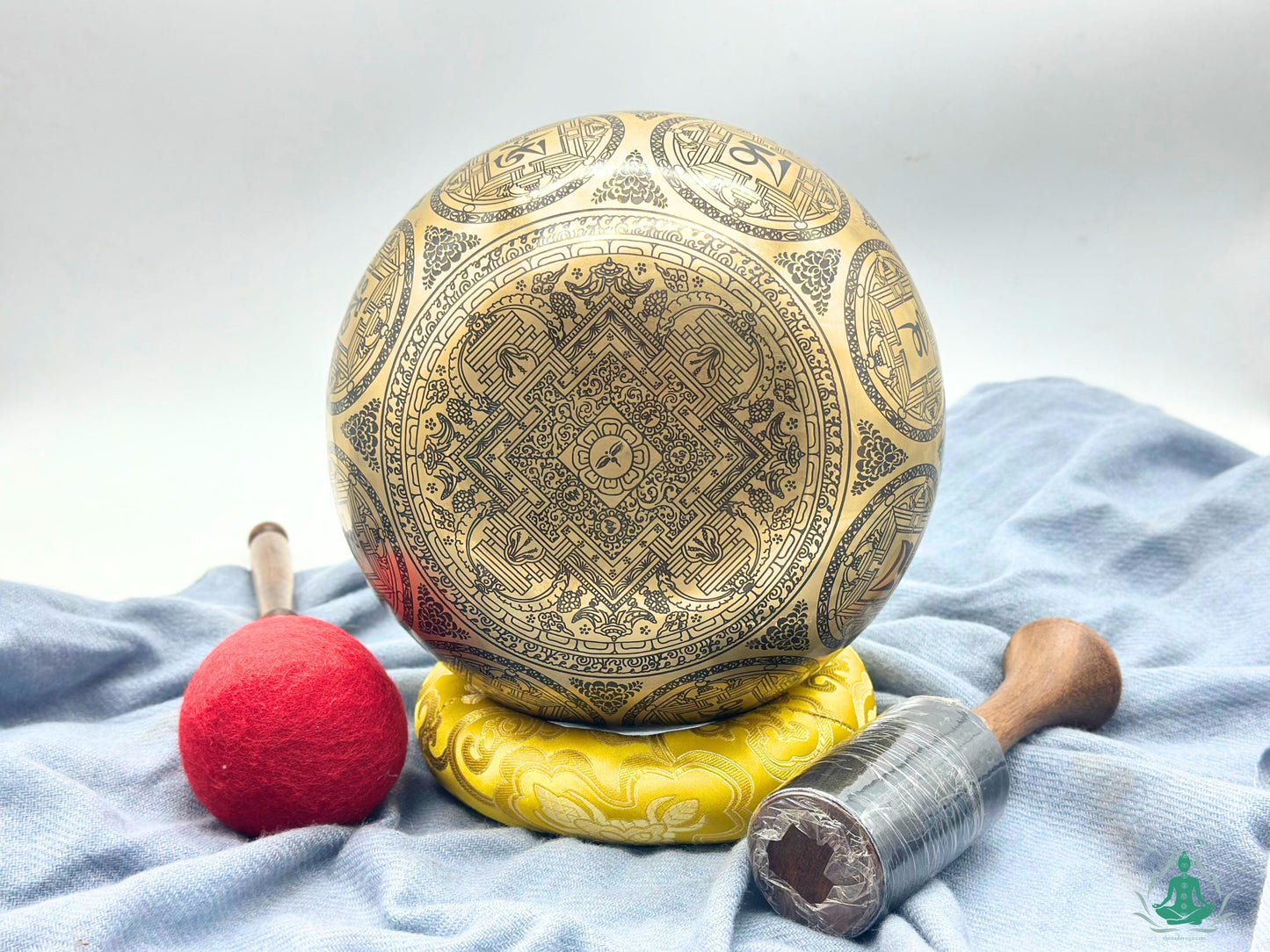 Handmade 7-Metal Tibetan Singing Bowl: Buddha Art, Chakra Healing The Nada Yoga