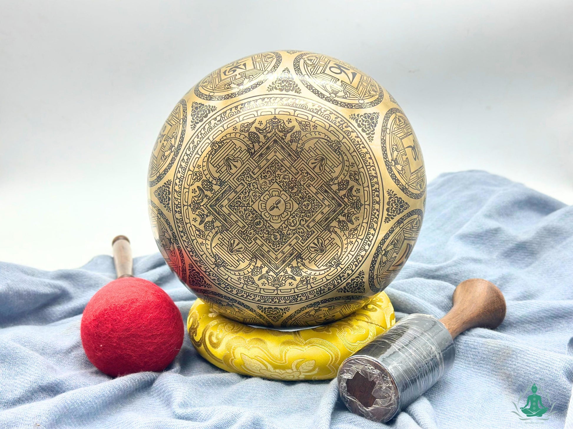 Handmade 7-Metal Tibetan Singing Bowl: Buddha Art, Chakra Healing The Nada Yoga