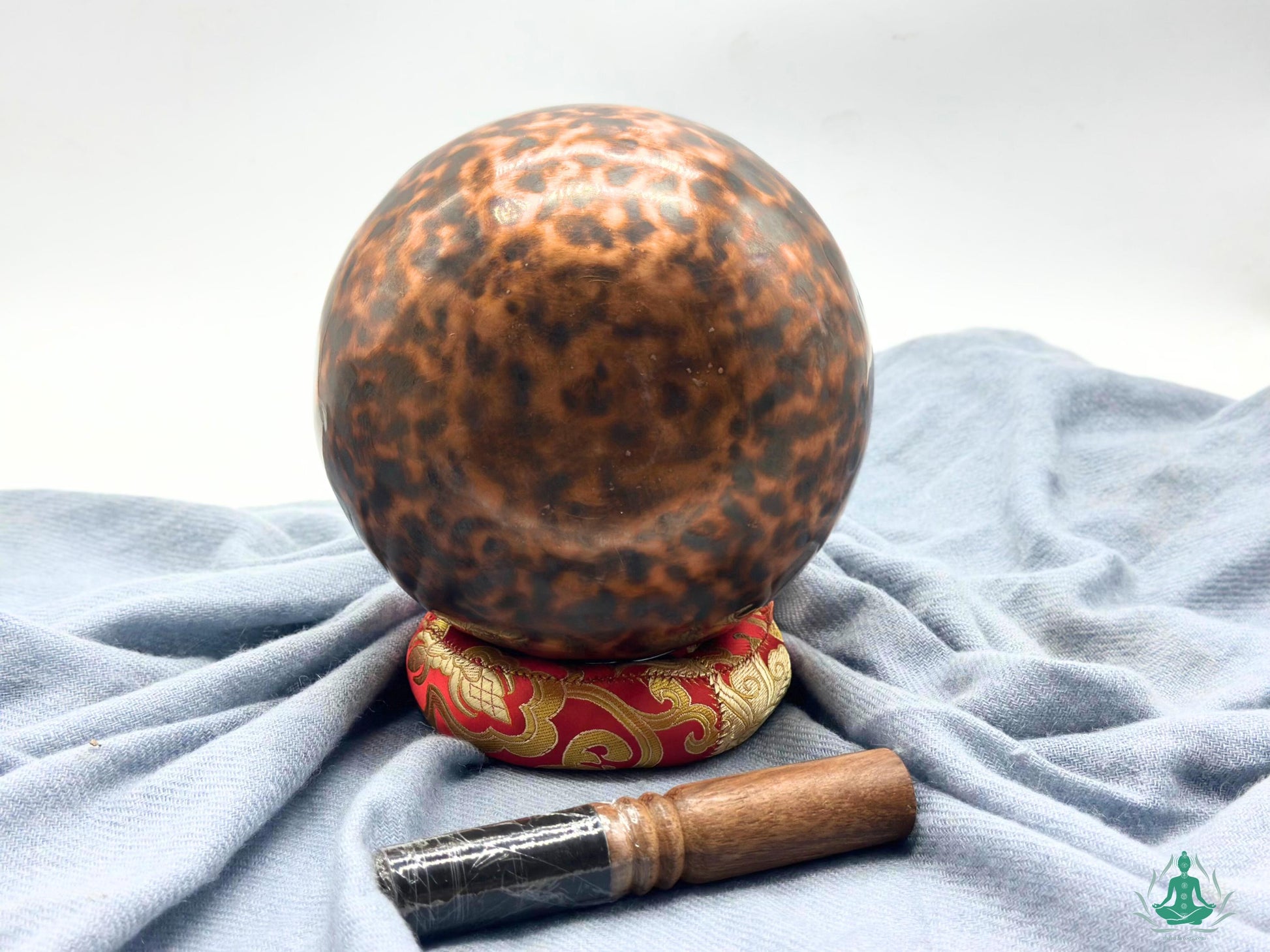 Hand Hammered 7-Metal Singing Bowl: Fire Finish, Sound Healing - Nepal The Nada Yoga