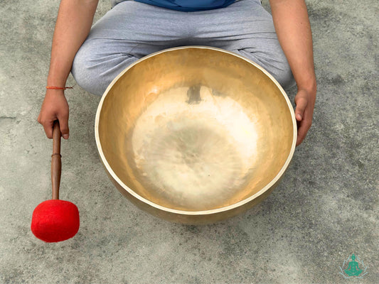 Hand Hammered Grand Singing Bowl: Sound Therapy, Meditation, and Group Healing The Nada Yoga