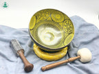 12" Handmade Singing Bowl: Sacred Geometry Mandala, Sound Healing The Nada Yoga
