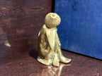 Handmade Brass Resting Buddha Statue – Spiritual Decor for Home & Office