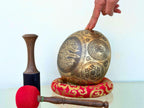 Handmade Shiva Singing Bowl – Seven Metal, Sound Healing, Trishul Design