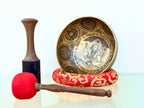 Handmade Shiva Singing Bowl – Seven Metal, Sound Healing, Trishul Design