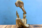Handcrafted Modern Brass Ganesha Statue – Artisan Made in Nepal
