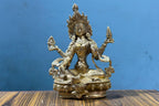 Exquisite Handcrafted Brass Goddess Statue – 7.5 Inch