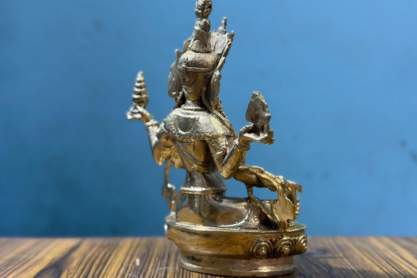 Exquisite Handcrafted Brass Goddess Statue – 7.5 Inch